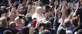 25 Aprile: Papa Francesco incontra l'Azione Cattolica in piazza San Pietro