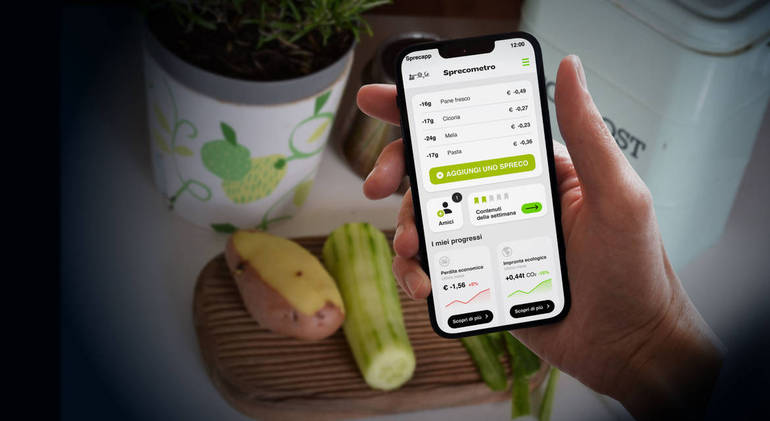 Lo sprecometro: la app per misurare il nostro spreco alimentare