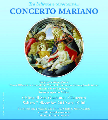 Clauzetto: concerto mariano il 7 dicembre