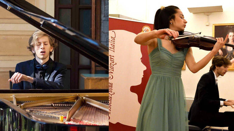 Concerti a Palazzo: Mjlla Franetovich al violino e Stefano Zeitler al piano