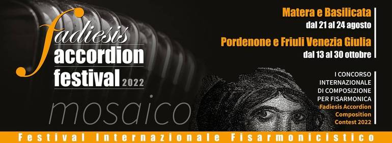 Domenica 30 ottobre: gra finale per il Fadiesis Accordion Festival 2022 all’Auditorium Concordia di Pordenone