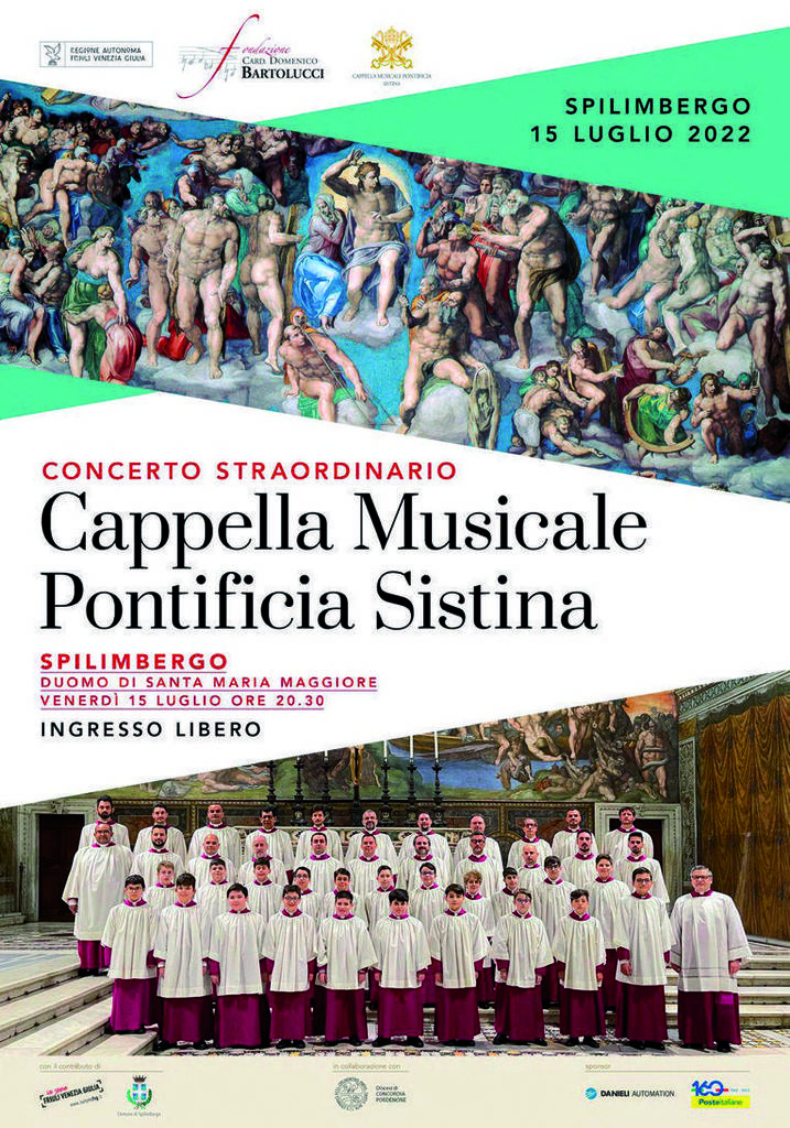 La Cappella musicale pontificia Sistina in Fvg e in Diocesi