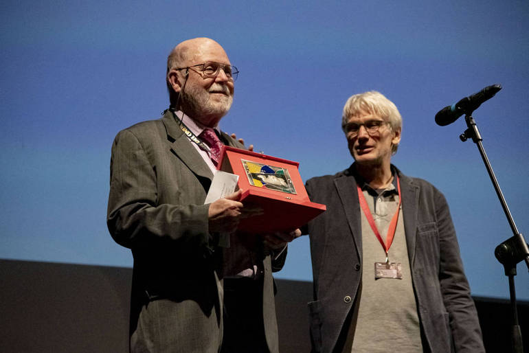 Premio Jean Mitry Giornate del Cinema Muto, Russell Merritt con Livio Jacob 