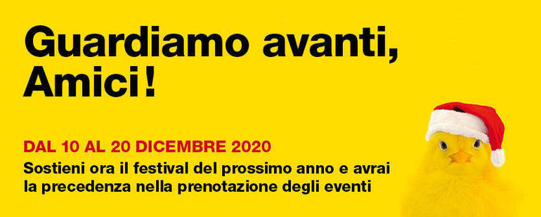 Pordenonelegge 2021: Amici a Natale 2020 dal 10 al 20 dicembre riparte la campagna di racconta fondi