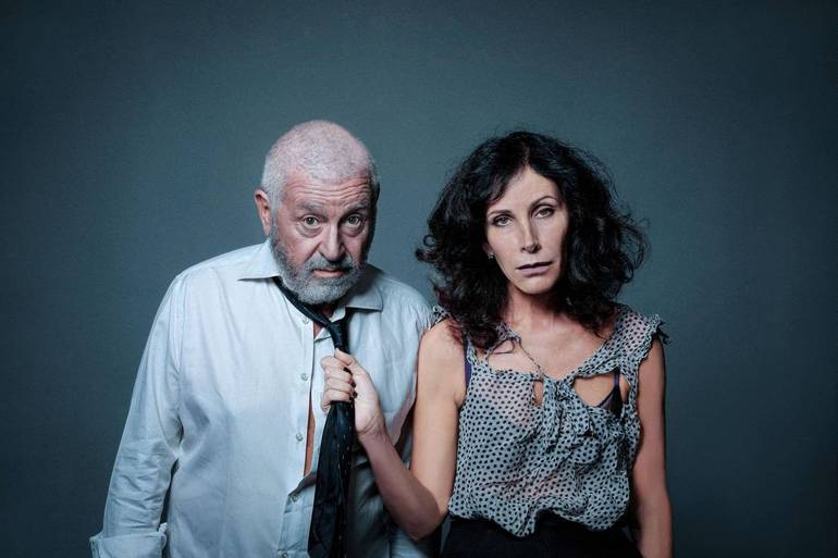 Tiziana Foschi e Antonio Catania in scena