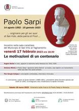 400 anni dalla morte di Paolo Sarti