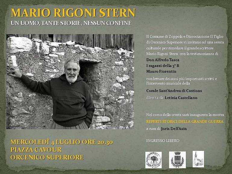 Ad Orcenico, ricordo di Mario Rigoni Stern