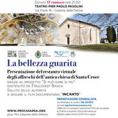 Al teatro Pasolini di Casarsa il17 febbraio alle 21: gli affreschi perduti della chiesa Santa Croce