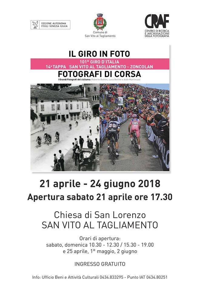 Giro d’Italia a San Vito: sabato 21 la mostra fotografica