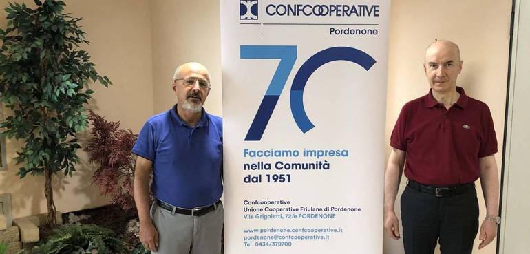 I 70 anni di Confcooperative Pordenone
