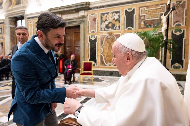 Papa Francesco, all'udienza anche Cinemazero con Riccardo Costantini