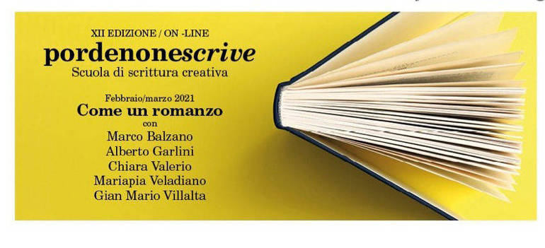 Dal 2 febbraio: Pordenone scrive "Come un romanzo"