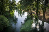 Il fiume Noncello dal Ponte dio Adamo ed Eva Pordenone, foto di Luca Laureati 