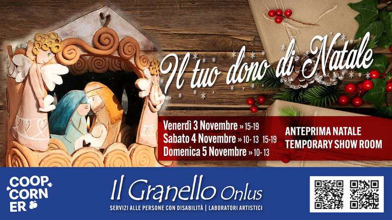 Pordenone: Coop corner il 4 novembre con "Il gRanello" e le sue anticipazioni natalizie