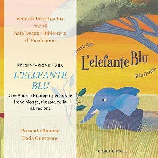 Pordenone: il 18 in Biblioteca l'Elefante Blu
