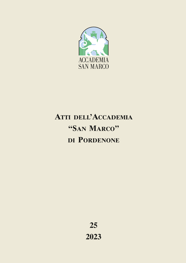 Pordenone, sabato 27 gennaio Accademia San Marco: presentazione del 25 volume degli Atti