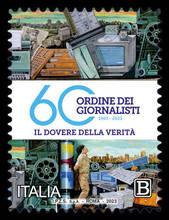 Poste italiane: emissione francobollo per il 60° dell'ordine giornalisti