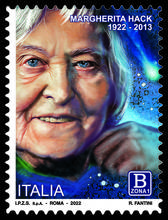 Poste italiane: un francobollo per Margherita Hack