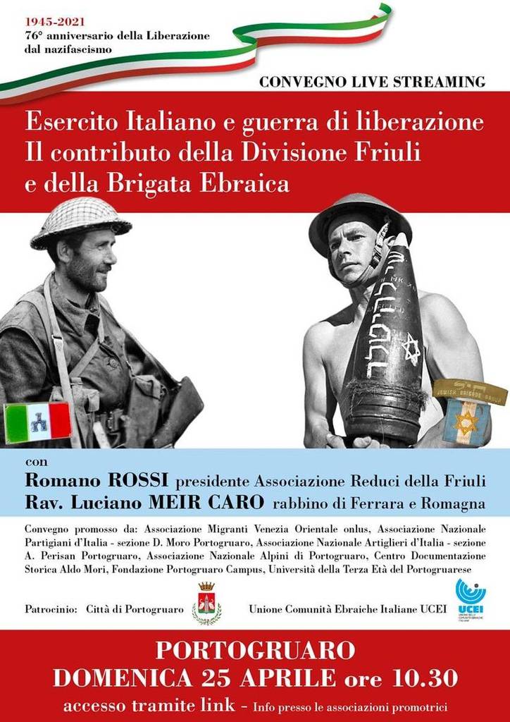  25 aprile, conferenza in streaming su "Esercito Italiano e guerra di liberazione"