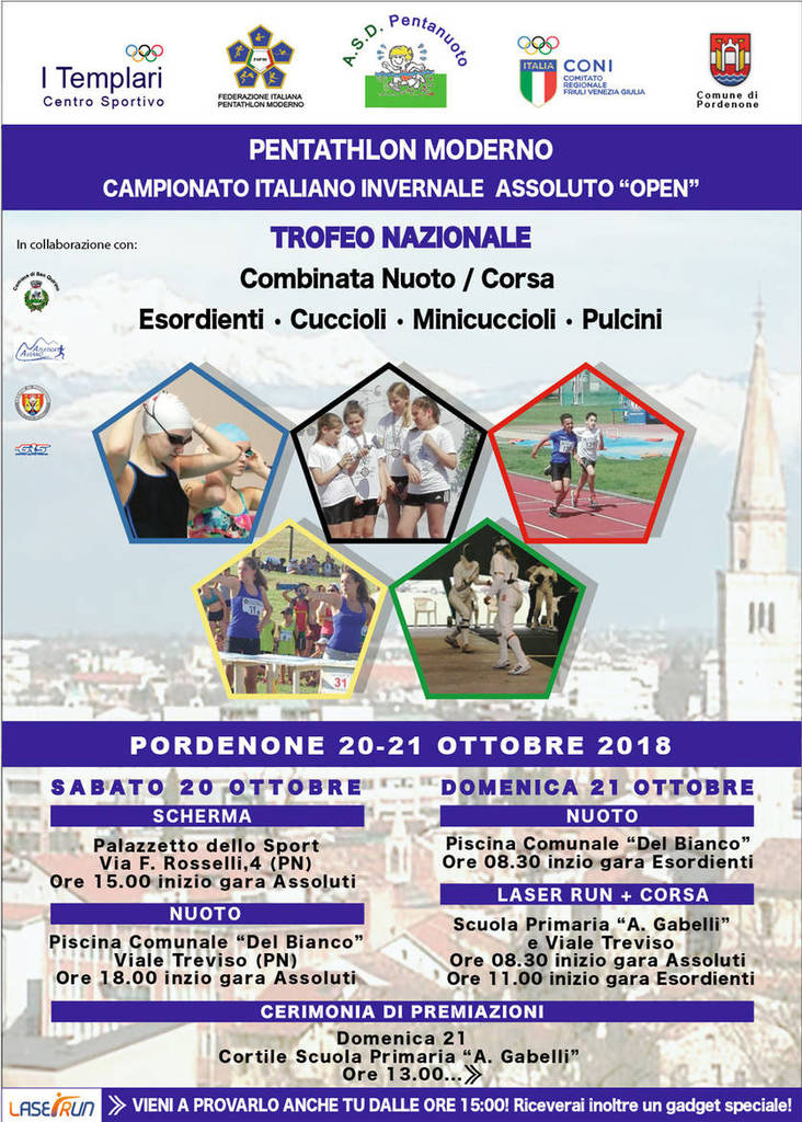 A “Incontriamoci a Pordenone” i campionati italiani di pentathlon moderno 