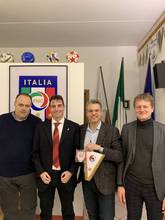 Da sinistra, Fabio Gottipavero, Stefano Meroni, Andrea Bonavia Presidente di Sezione e Dino Tommasi