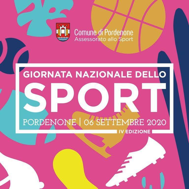 Giornata Nazionale dello Sport domenica 6 settembre a Pordenone