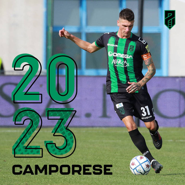 Pordenone Calcio, il difensore Camporese prolunga fino a giugno 2023