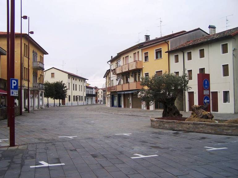 Il centro storico di Fossalta
