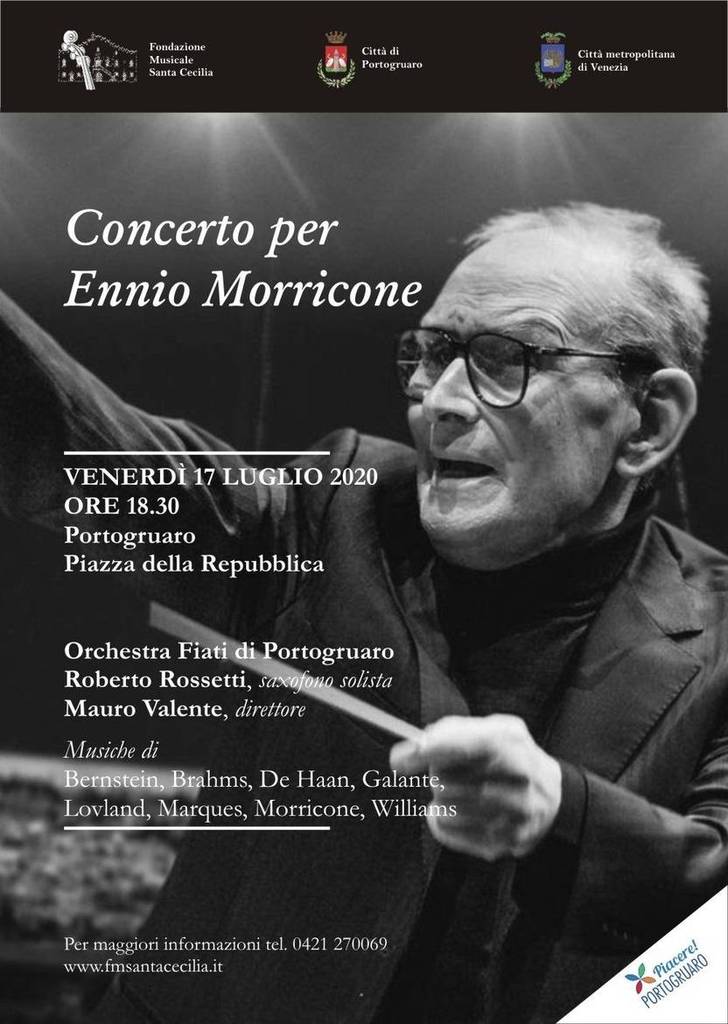 Il 17 e 18: concerti per Ennio Morricone